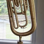 Image of a Baritone made into a lamp