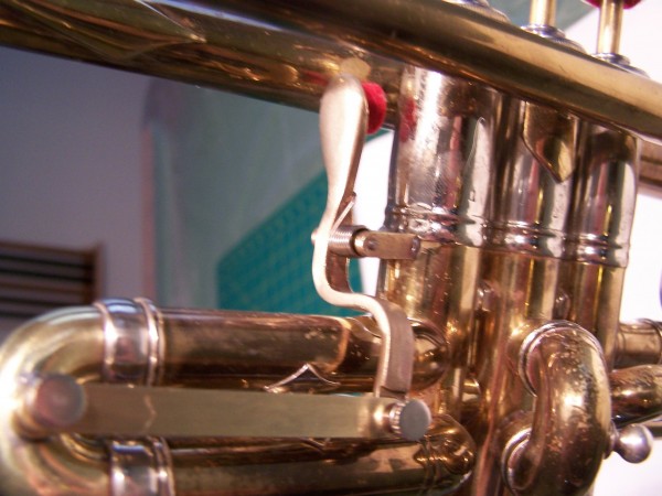 Image of custom work on a trumpet