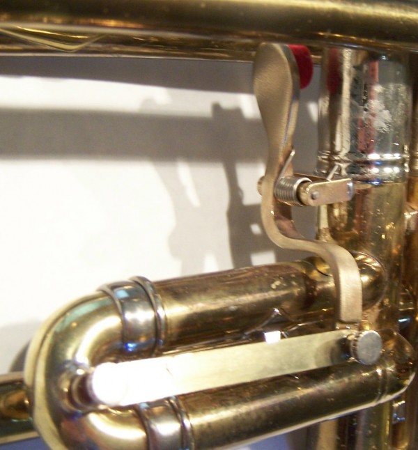 Image of custom work on a trumpet